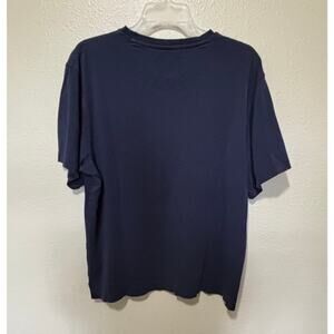 Men’s Jos A Bank T Shirt Navy Blue 100% Cotton Pima Short Sleeve Reserve, size L